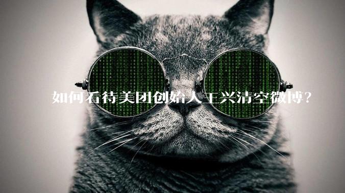 如何看待美团创始人王兴清空微博？