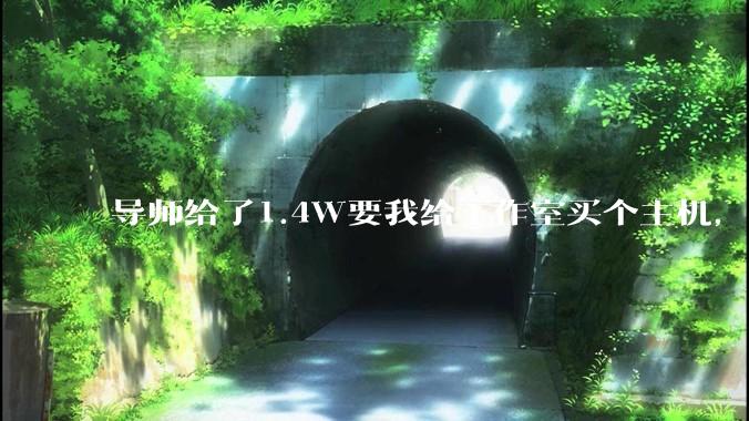 导师给了1.4W要我给工作室买个主机，是整机还是自己配？