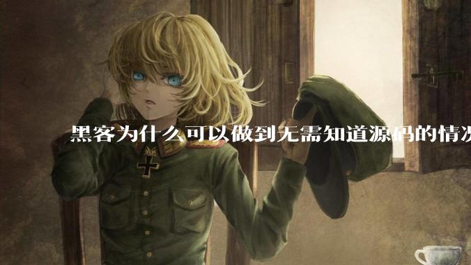 黑客为什么可以做到无需知道源码的情况下找出系统漏洞？