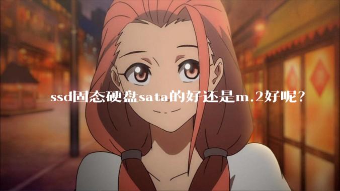 ssd固态硬盘sata的好还是m.2好呢？