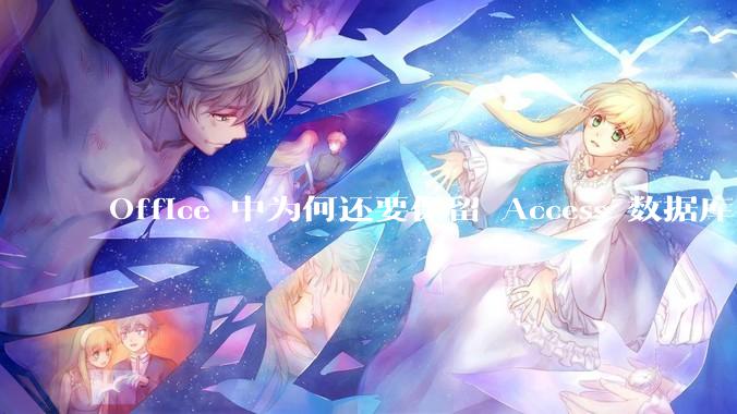 Office 中为何还要保留 Access 数据库?